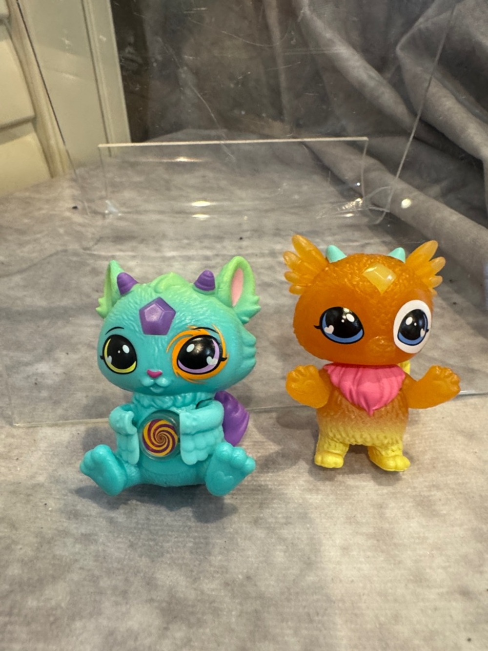 Magic Mixlings Turquoise Fantasy Cat Small‎ Pet Figure - Collectible Toy LOT